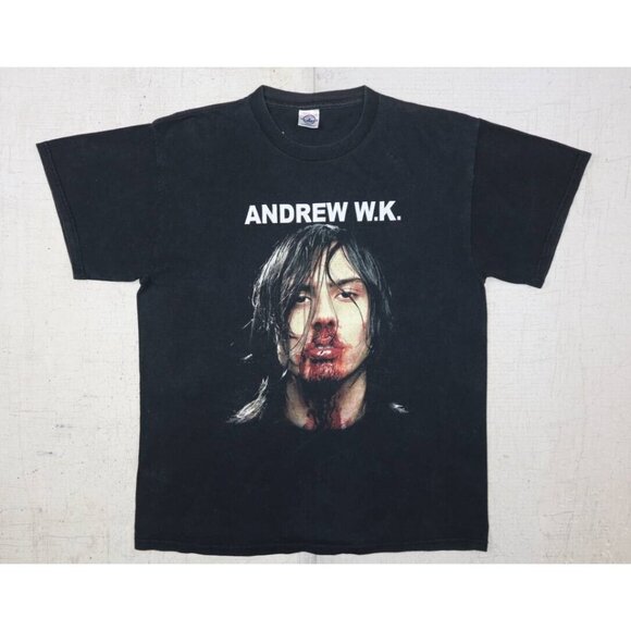 Vintage Andrew W.K. T-Shirt ´I Get Wet´ The Wolf...